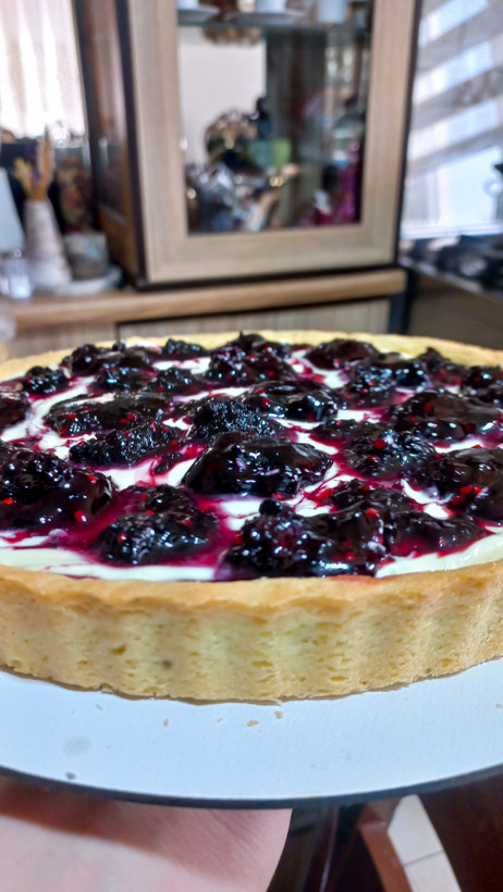 تارت میوه ای ، شاهتوت و تارت توت فرنگی 🍓🫐