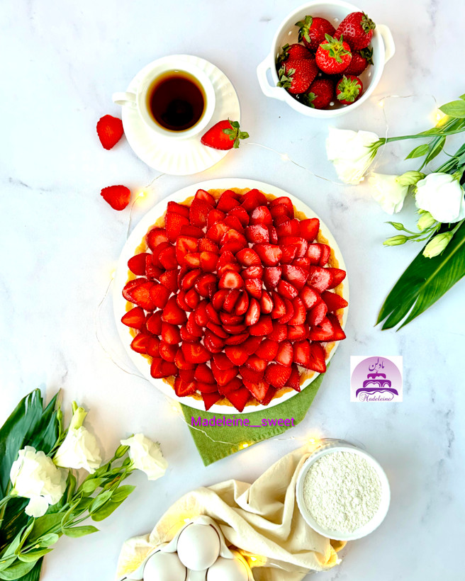 تارت میوه ای ، شاهتوت و تارت توت فرنگی 🍓🫐